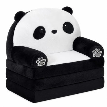 Vaikiškas 2‑in‑1 atsilenkiantis krėslas–gultas „Panda“