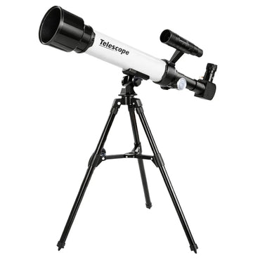 Vaikiškas astronominis teleskopas su laikikliu