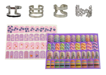 Vaikiškas manikiūro rinkinys su lakais ir lipdukais