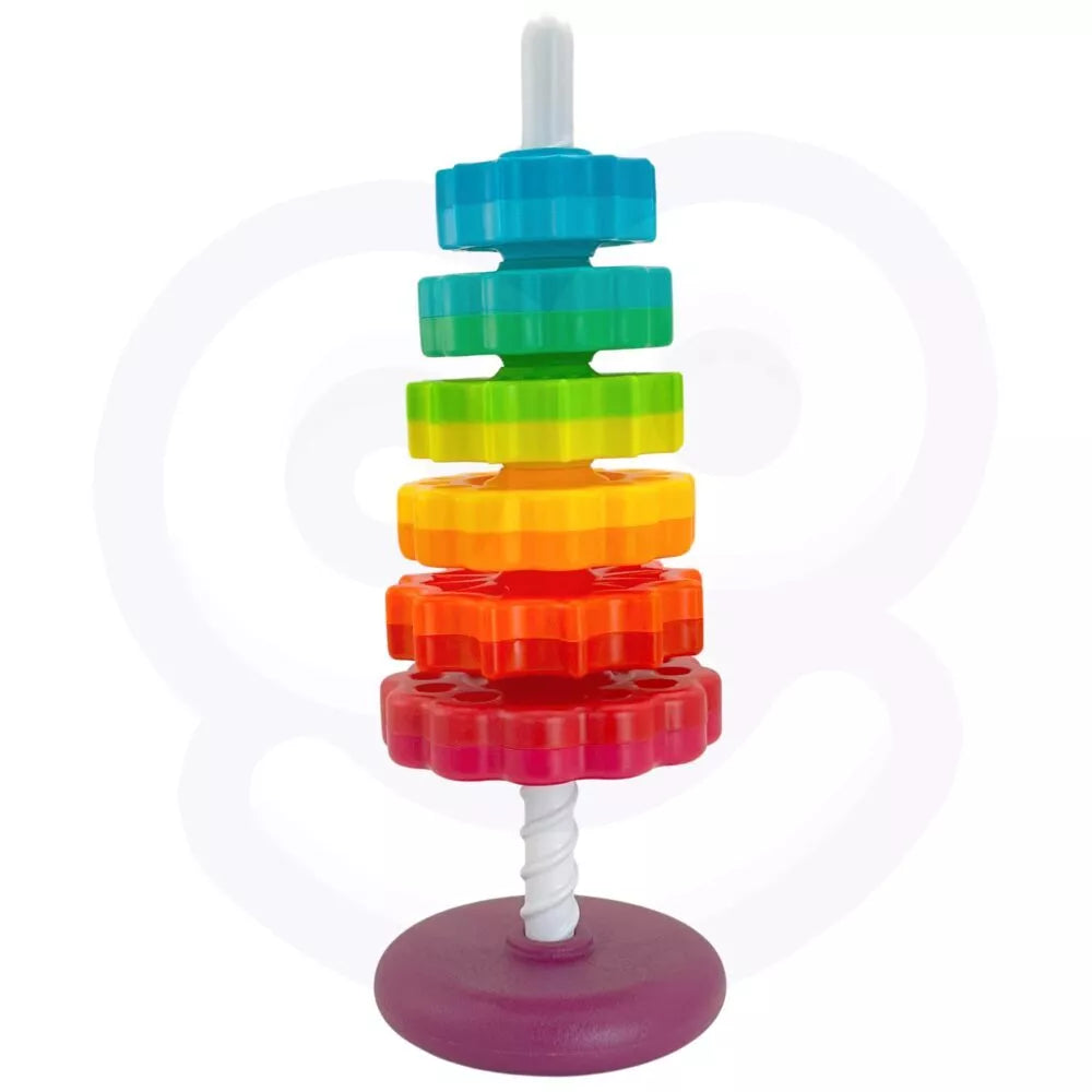 WOOPIE BABY Edukacinė piramidė susukta bokšto figūrėlė