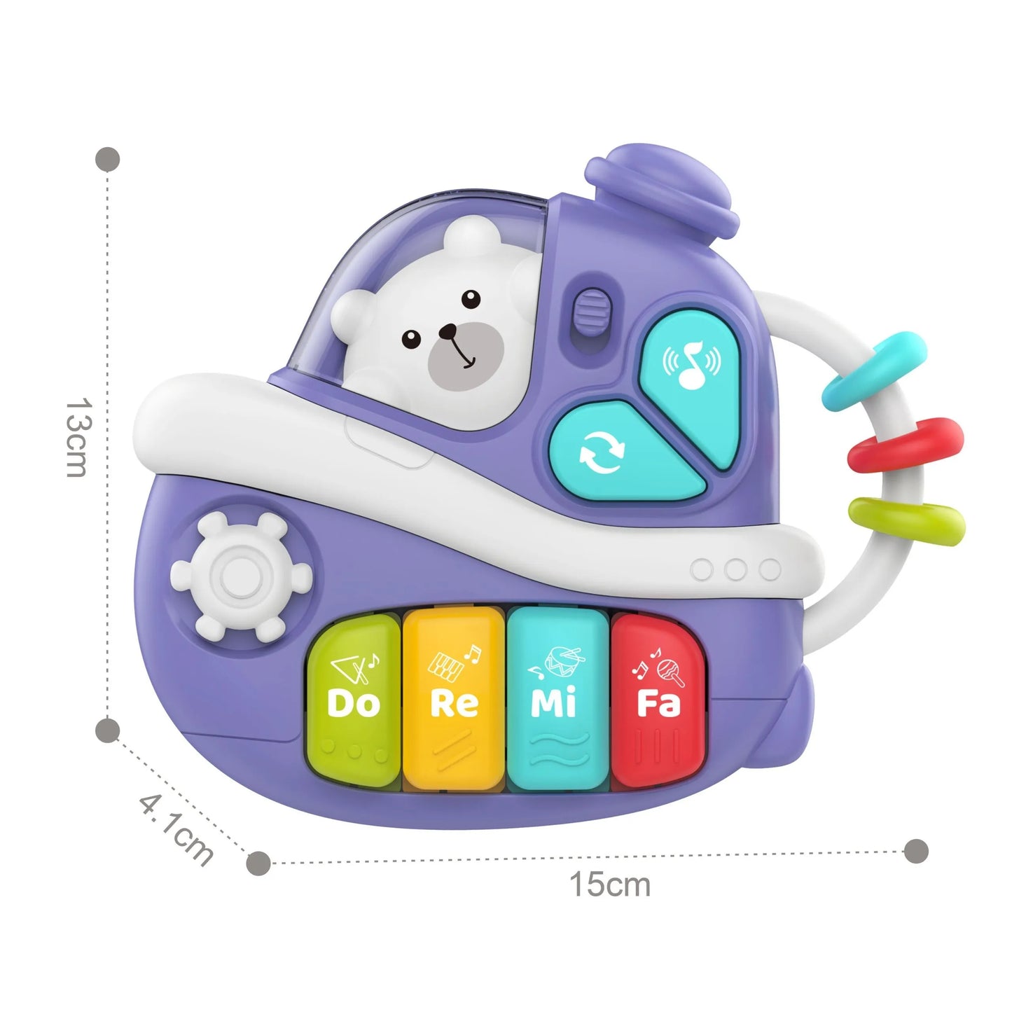 Woopie Baby interaktyvus muzikinis laivelis