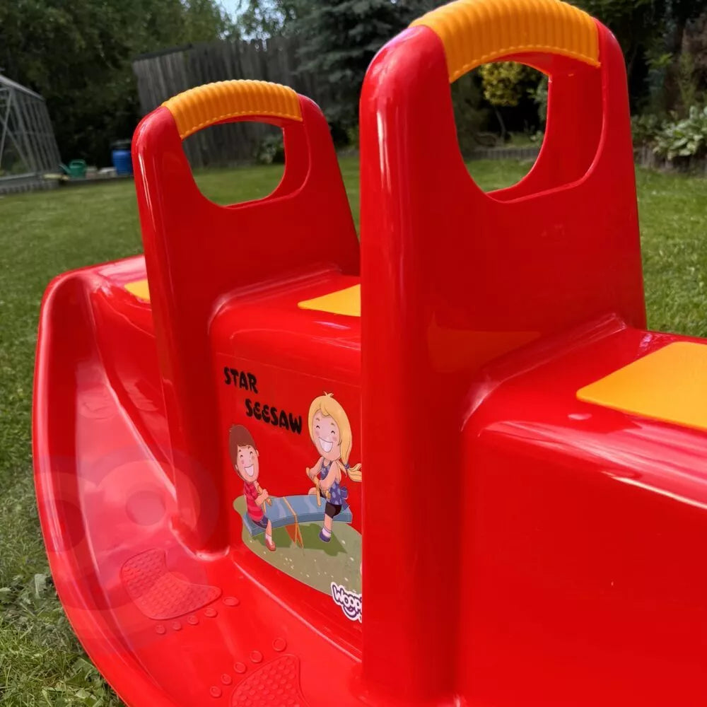 WOOPIE daugiaasmenė raudona supamoji sūpuoklė STAR