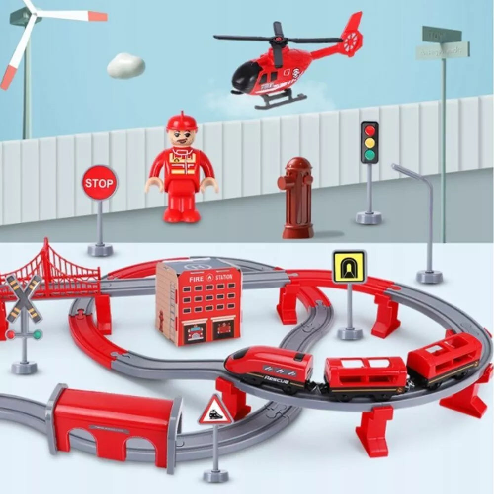 Elektrinis traukinys su priedais 92vnt