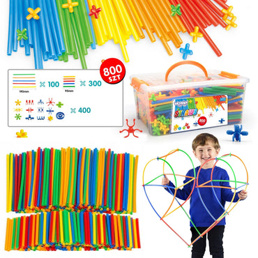 Woopie konstrukciniai šiaudeliai (800 el.)