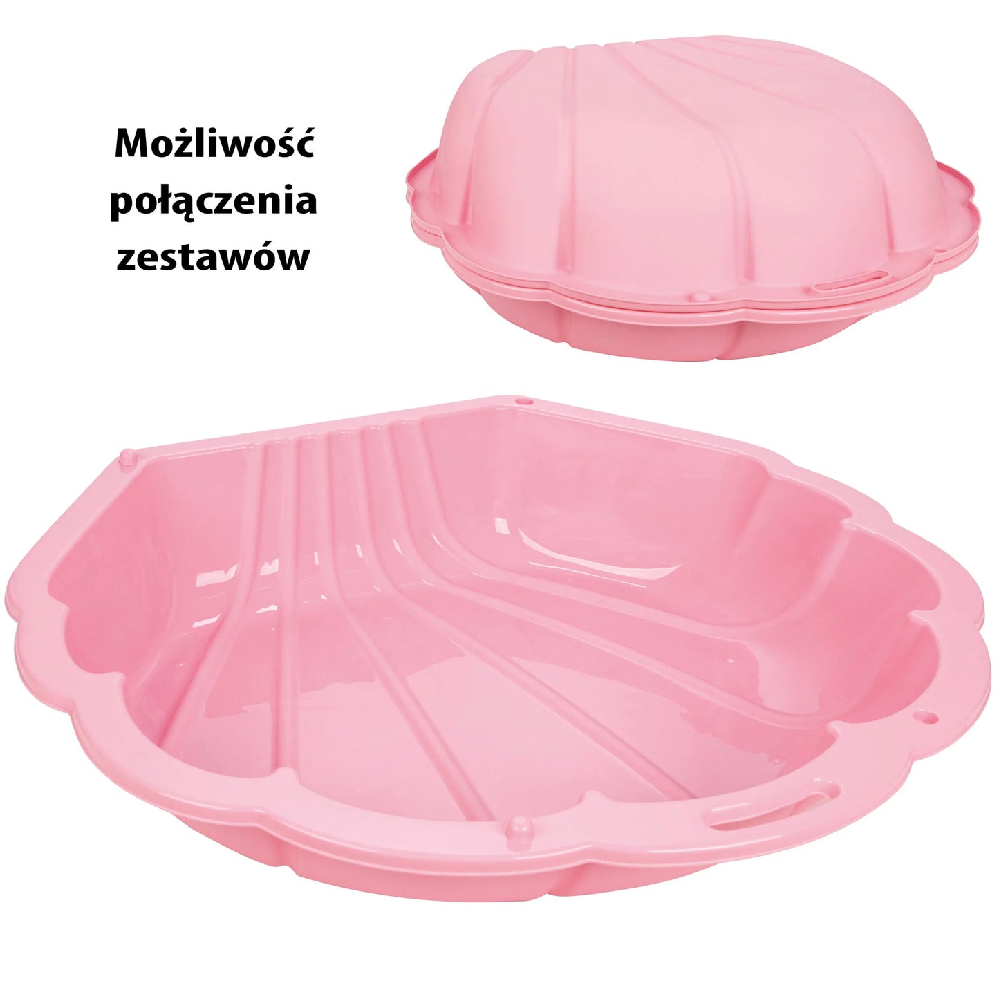 Woopie kriauklė smėlio dėžė 3in1