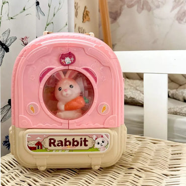 WOOPIE Triušis kuprinėje 3in1 Ūkio namas Sodas