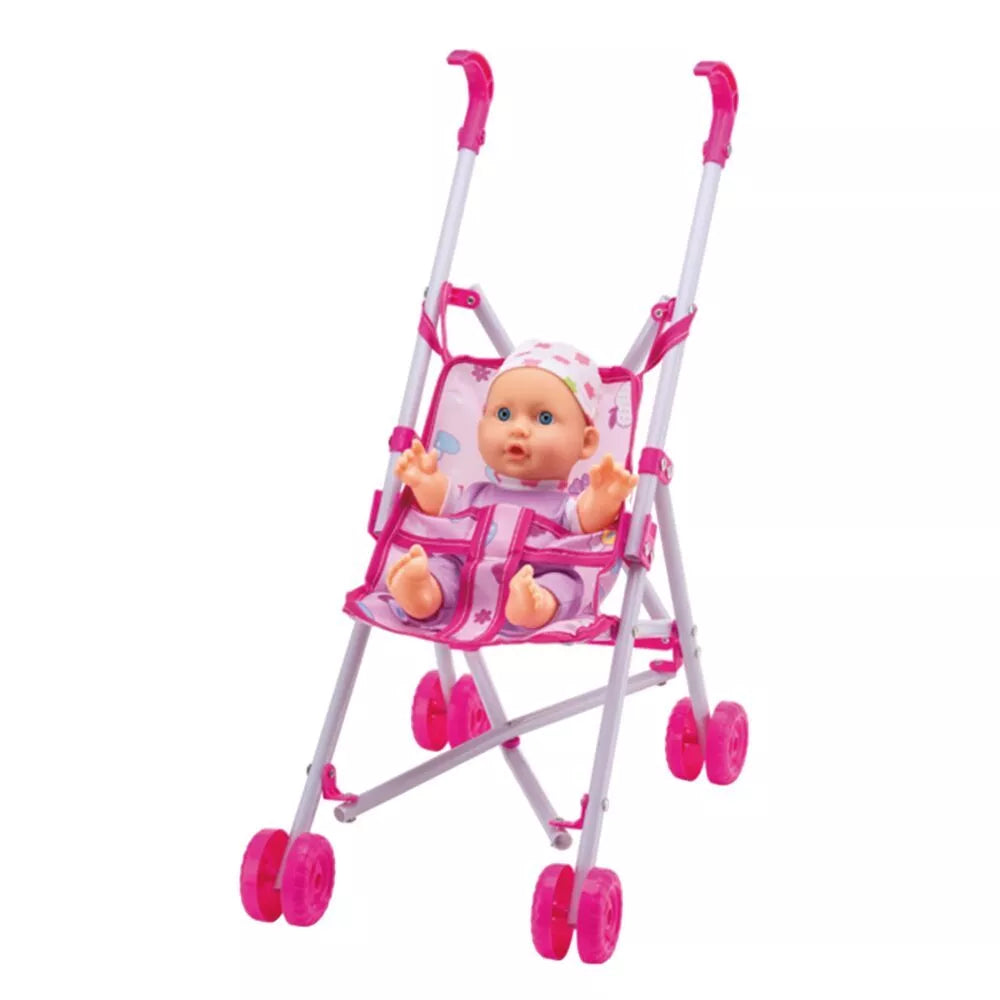 WOOPIE ROYAL Pirmoji kūdikio lėlė su vežimėliu