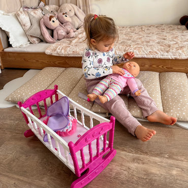 WOOPIE ROYAL XL kūdikio rinkinys su lopšiu ir maitinimo priedais