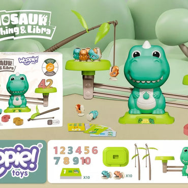 WOOPIE Balanso Svarstyklės Balanso Stalo Žaidimas Žvejyba Dinozauras Žuvys
