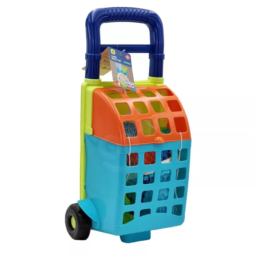 Smėlio rinkinys su vežimėliu ir priedais