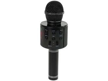 WS‑858 belaidis karaoke mikrofonas su garsiakalbiu ir įrašymu, 3+