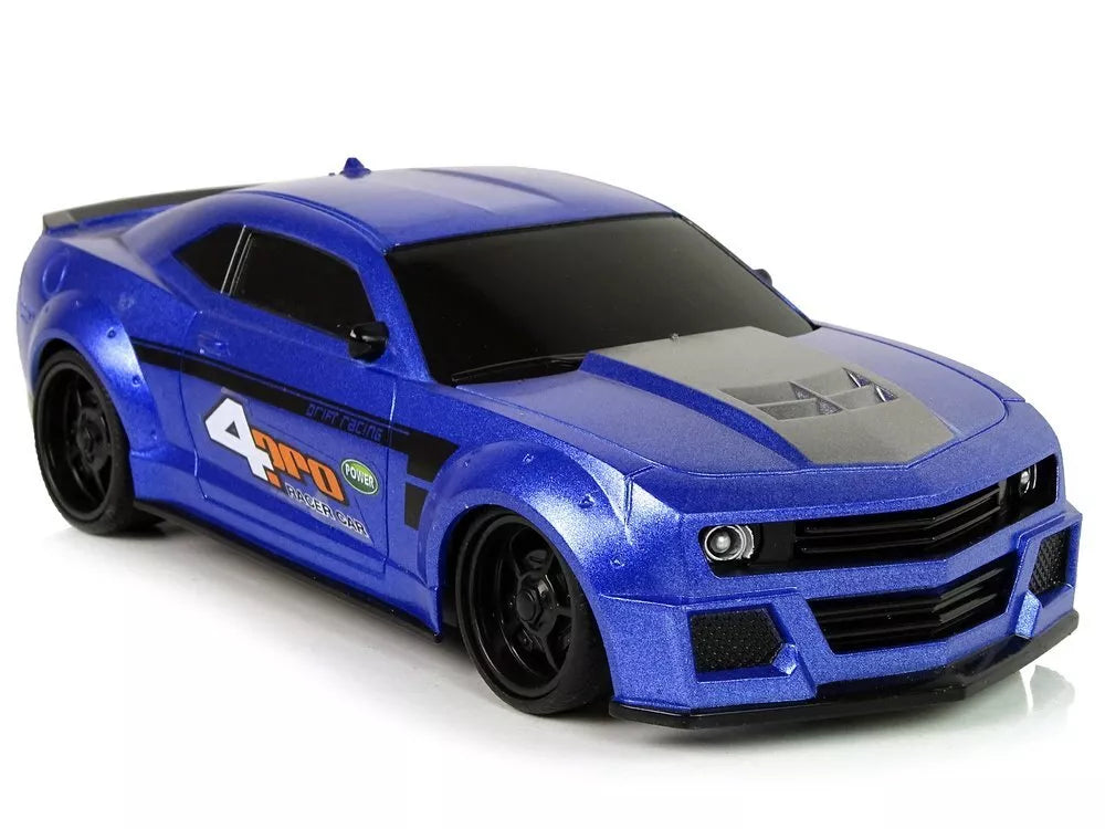 Nuotoliniu būdu valdomas sportinis automobilis 1:24 – mėlynas