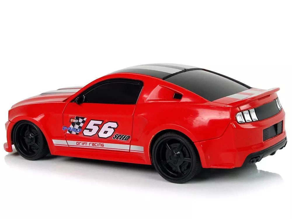 Nuotoliniu būdu valdomas sportinis automobilis 1:24 – raudonas