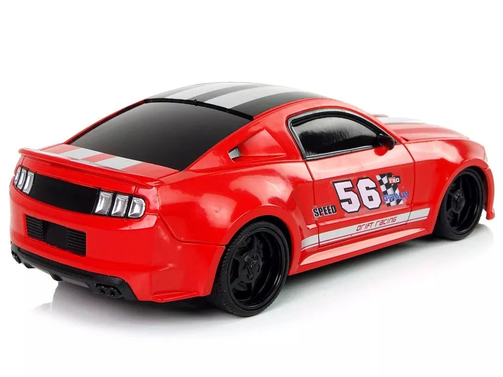 Nuotoliniu būdu valdomas sportinis automobilis 1:24 – raudonas