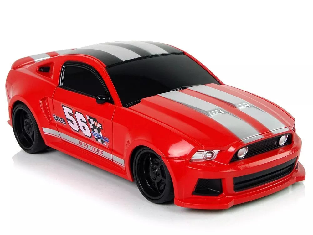 Nuotoliniu būdu valdomas sportinis automobilis 1:24 – raudonas