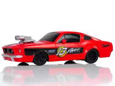 Nuotoliniu būdu valdomas sportinis automobilis 1:20 – raudonas lenktyninis modelis „Pilot 13“