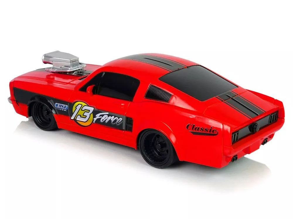 Nuotoliniu būdu valdomas sportinis automobilis 1:20 – raudonas lenktyninis modelis „Pilot 13“