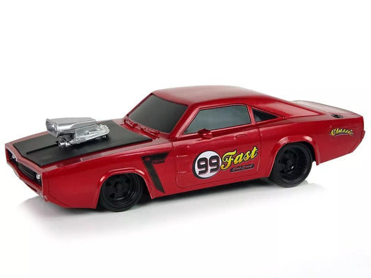 Nuotoliniu būdu valdomas sportinis automobilis 1:20 – raudonas lenktyninis modelis „Pilot 99“