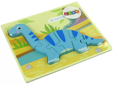 Medinė dėlionė „Dinozauras“