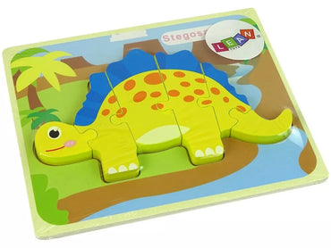 Medinė dėlionė „Dinozauras“