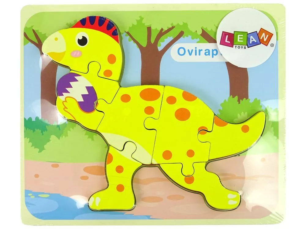 Medinė dėlionė „Dinozauras“