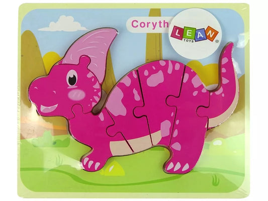 Medinė dėlionė „Dinozauras“