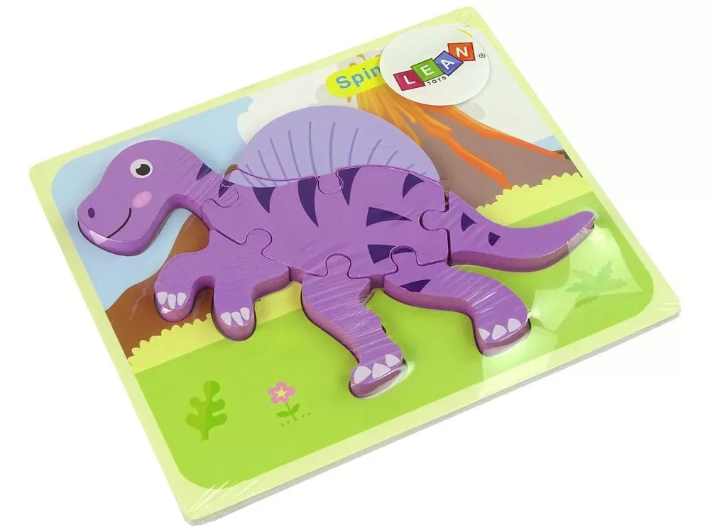 Medinė dėlionė „Dinozauras“