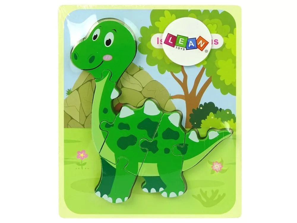 Medinė dėlionė „Dinozauras“