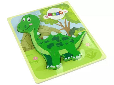 Medinė dėlionė „Dinozauras“