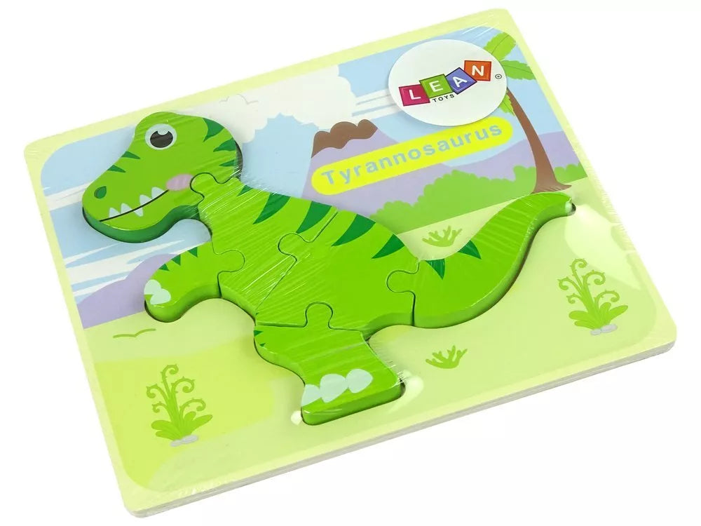 Medinė dėlionė „Dinozauras“