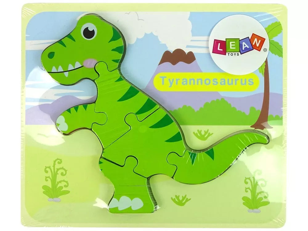 Medinė dėlionė „Dinozauras“