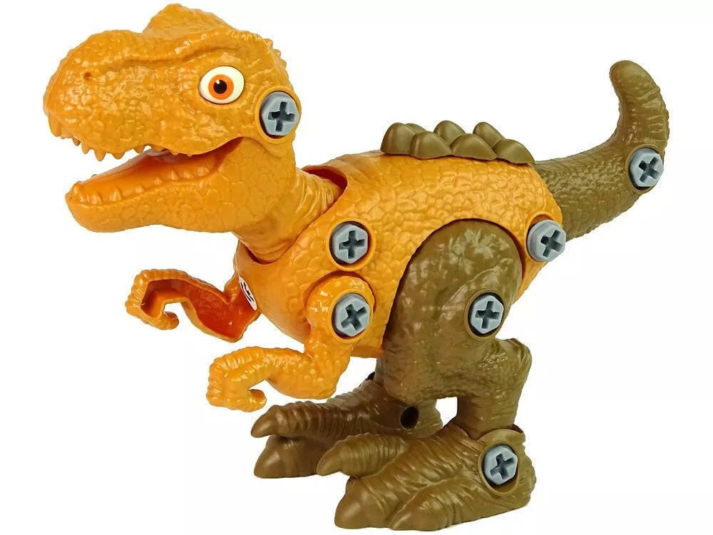 T-Rex dinozauro konstruktorius su kiaušiniu ir atsuktuvu