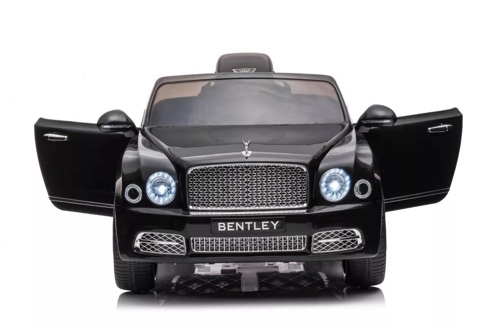akumuliatorinis vaikiškas automobilis Bentley Mulsanne, juoda spalva