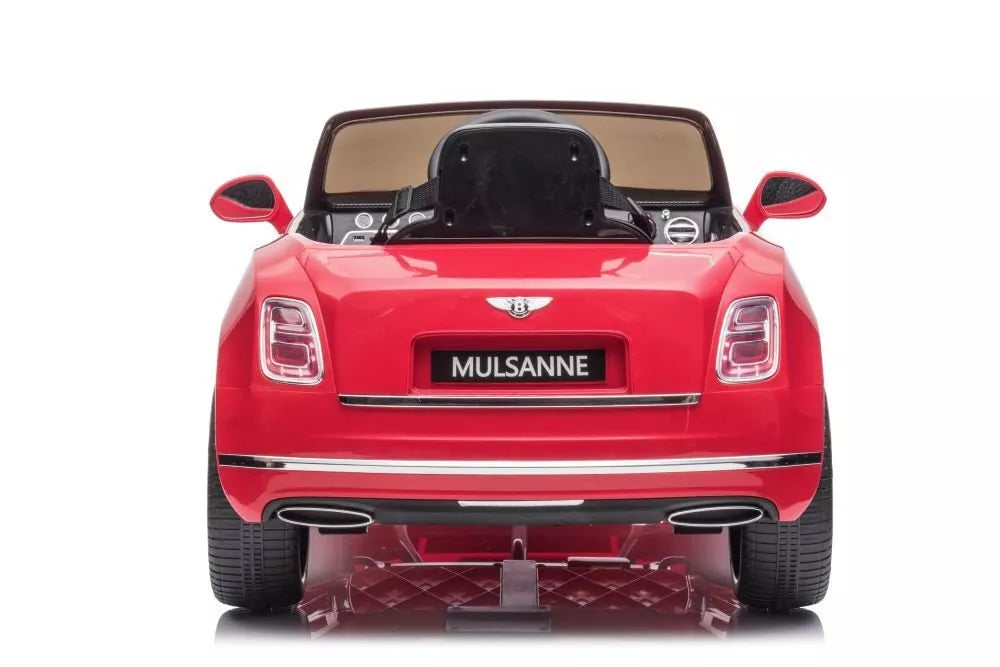 akumuliatorinis vaikiškas automobilis Bentley Mulsanne, raudona spalva