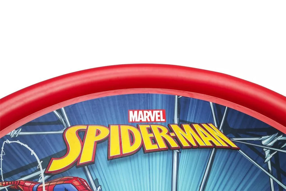Pripučiama vandens žaidimų paklotė su fontanu Spider-Man