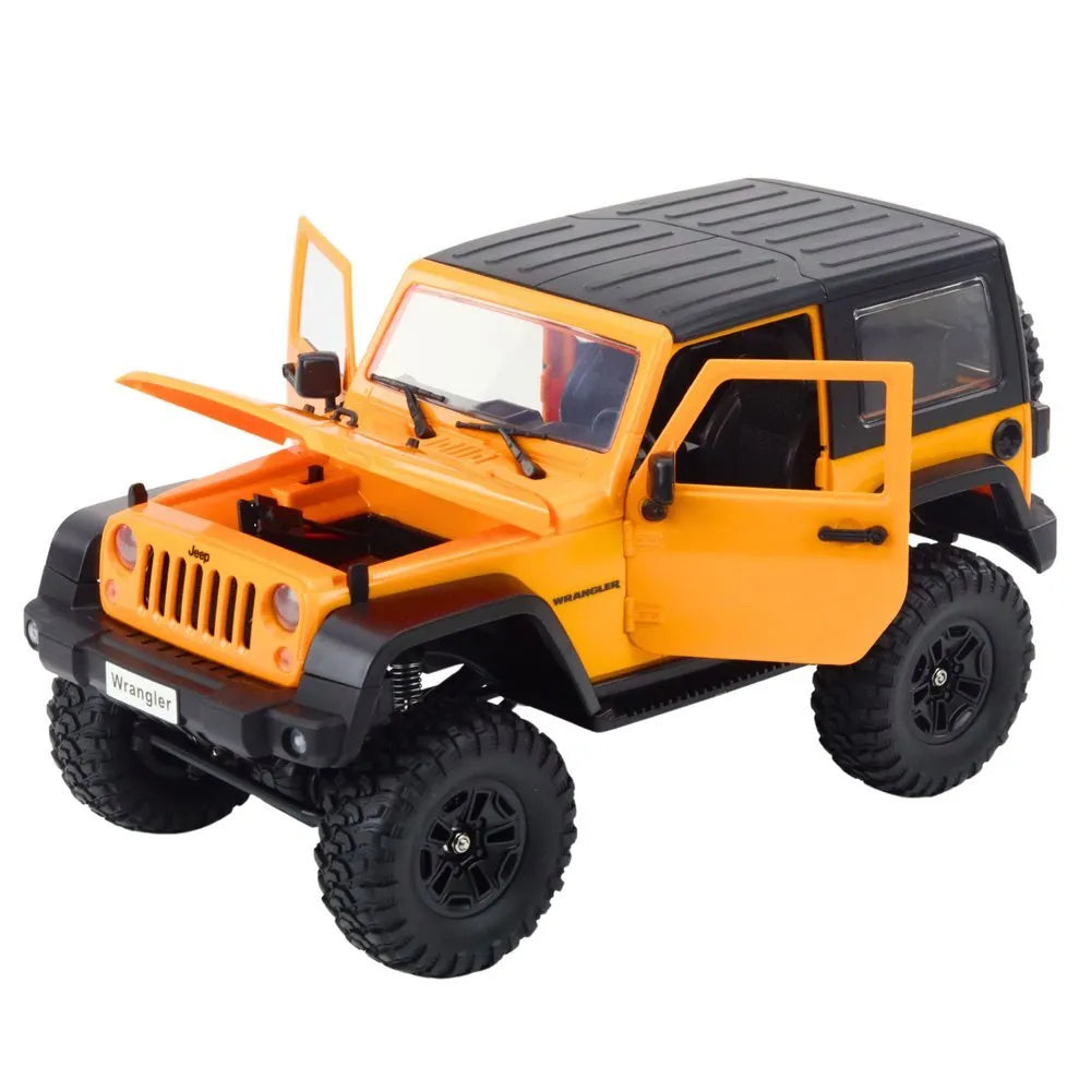 1:14 nuotoliniu būdu valdomas Jeep Wrangler Rock Crawler