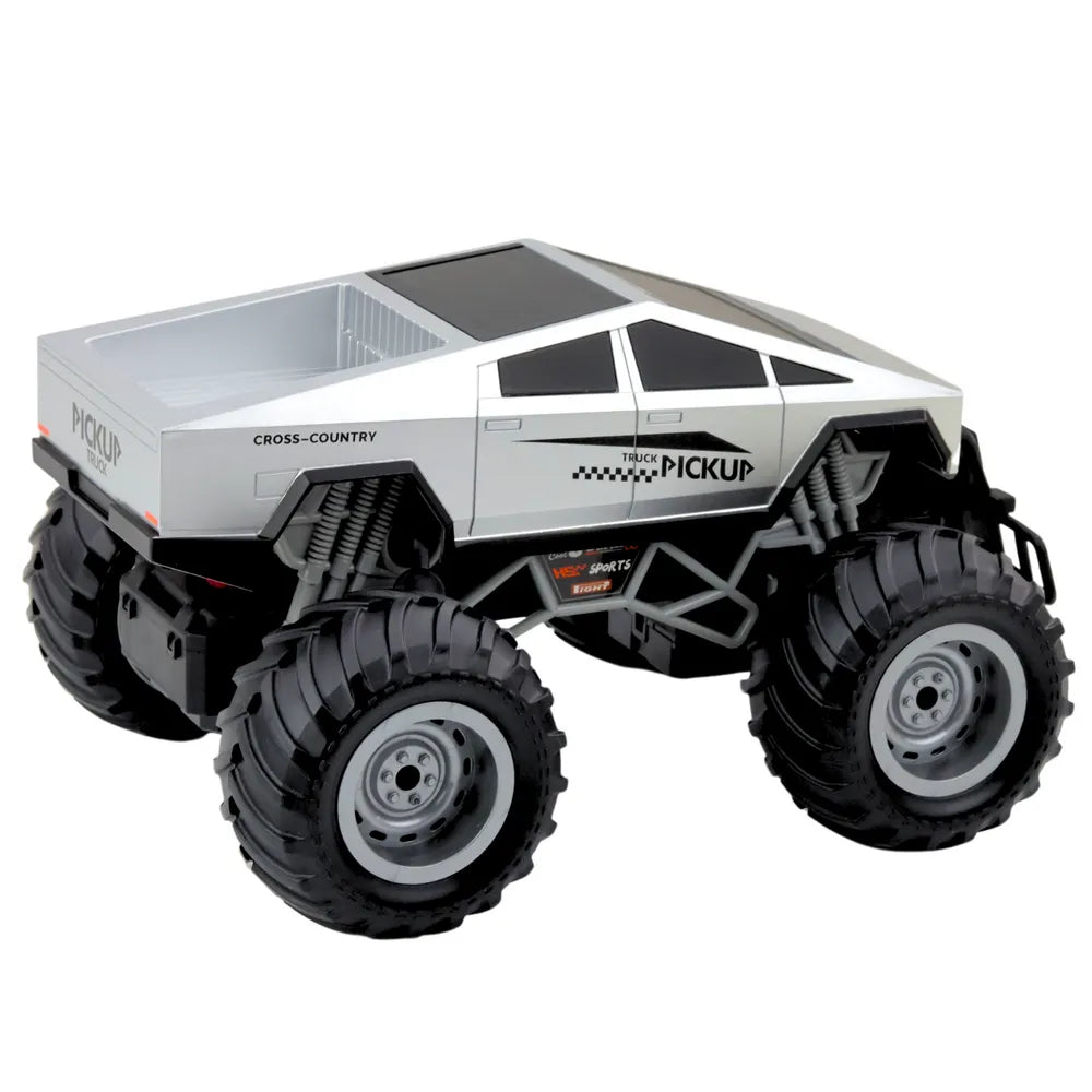1:16 RC off‑road pickup su dūmais