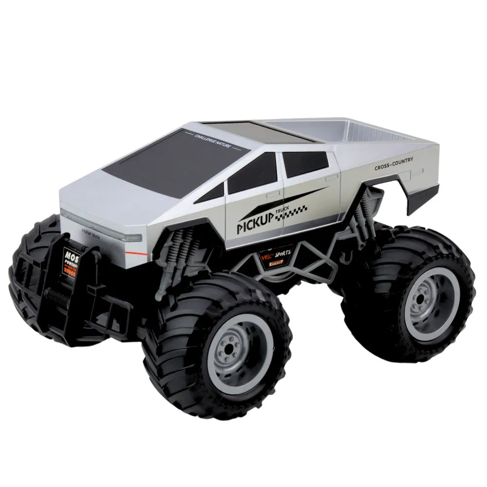 1:16 RC off‑road pickup su dūmais