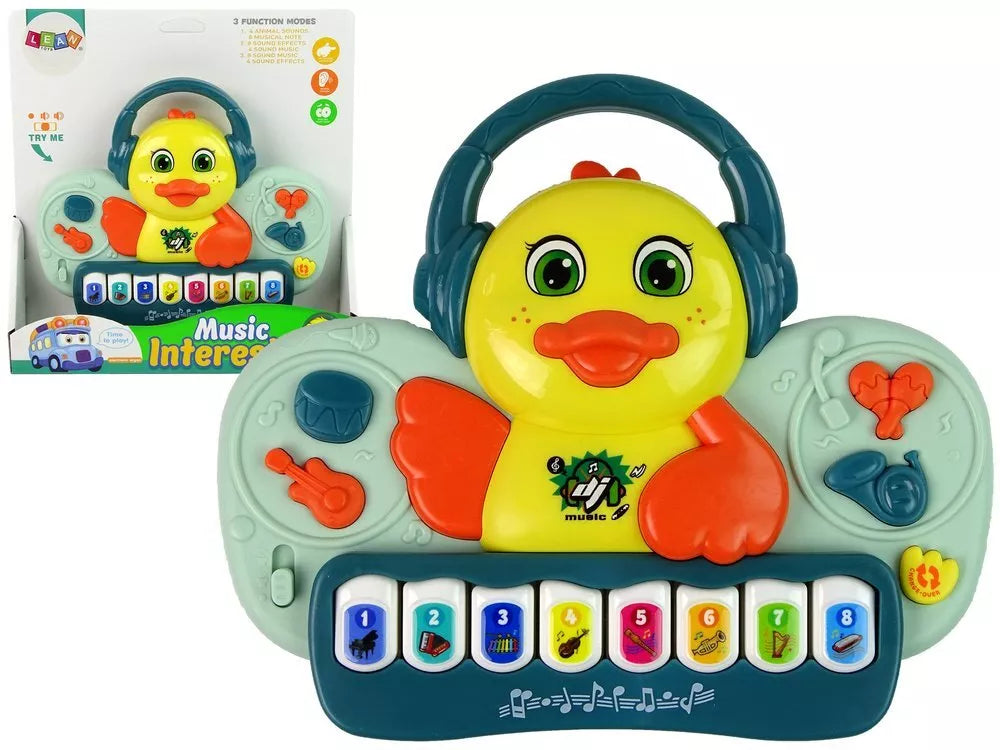 Interaktyvus ančiuko pianinas – DJ garsai, instrumentai ir melodijos