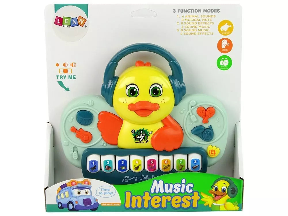 Interaktyvus ančiuko pianinas – DJ garsai, instrumentai ir melodijos