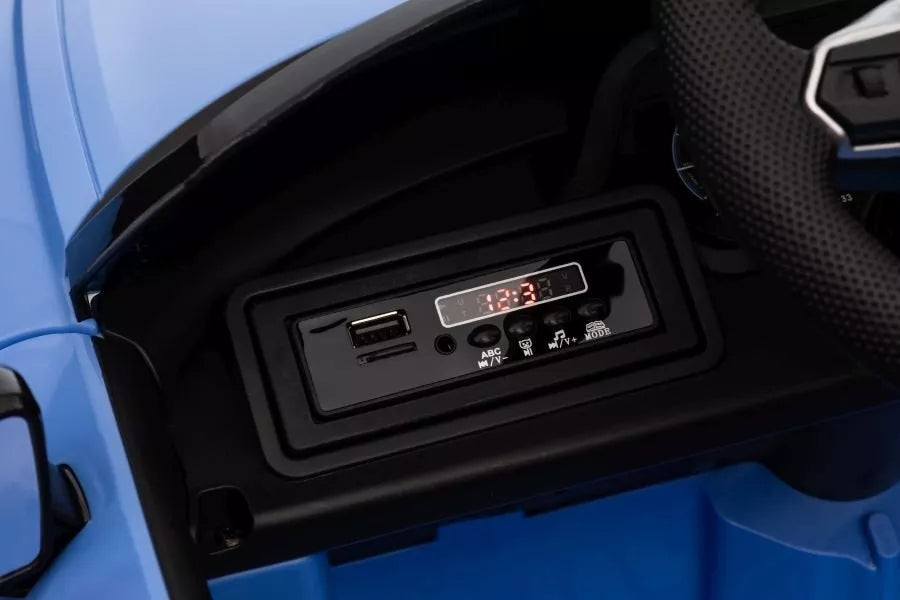 Vaikiškas elektromobilis Audi E‑Tron GT – mėlynas, QLS‑6888