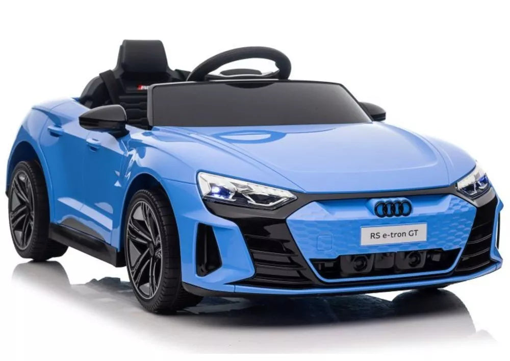 Vaikiškas elektromobilis Audi E‑Tron GT – mėlynas, QLS‑6888