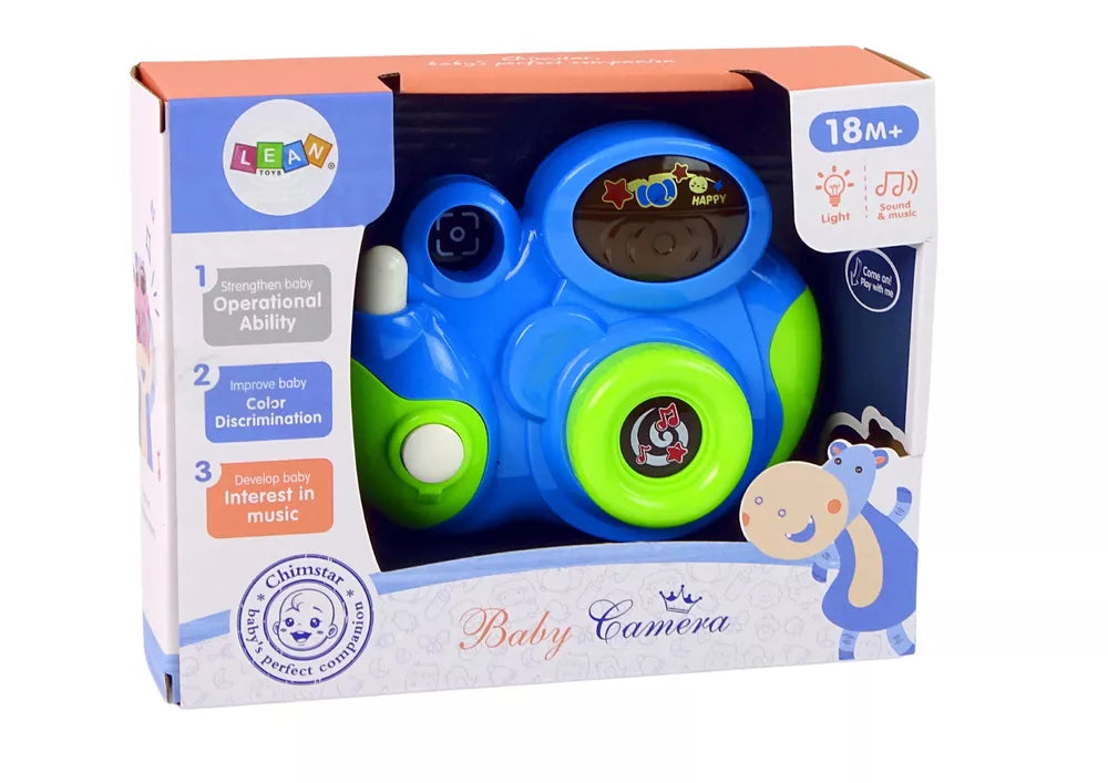 Interaktyvi foto kamera kūdikiui – mėlyna