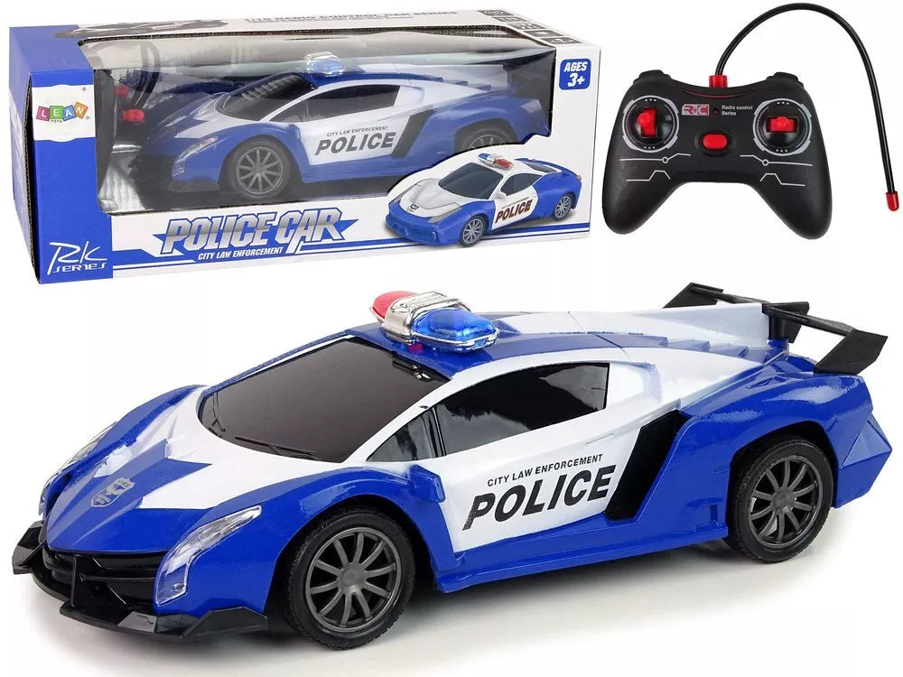 Nuotoliniu būdu valdomas policijos lenktyninis automobilis 1:16