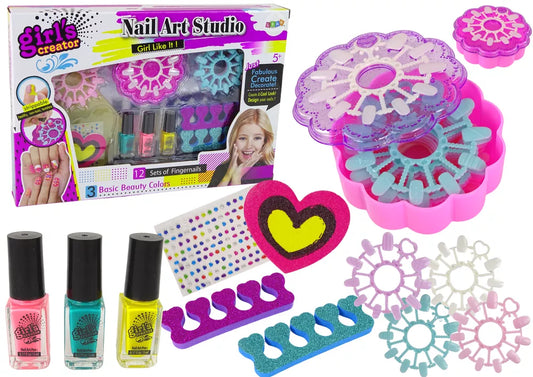 Nagų stilizavimo rinkinys mažosioms damoms – Nail Art Studio
