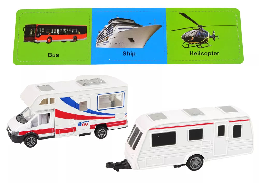 Transporto rinkinys: kemperis + karavanas