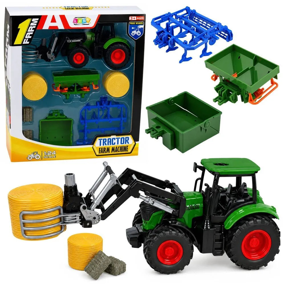 1:24 mastelio traktoriaus rinkinys vaikams