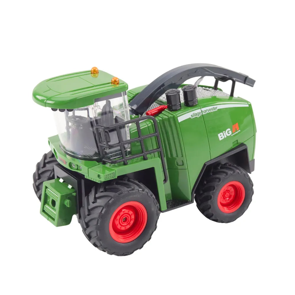 1:24 RC kombainas su 2 pjaunamosiomis, LED šviesomis ir garsais