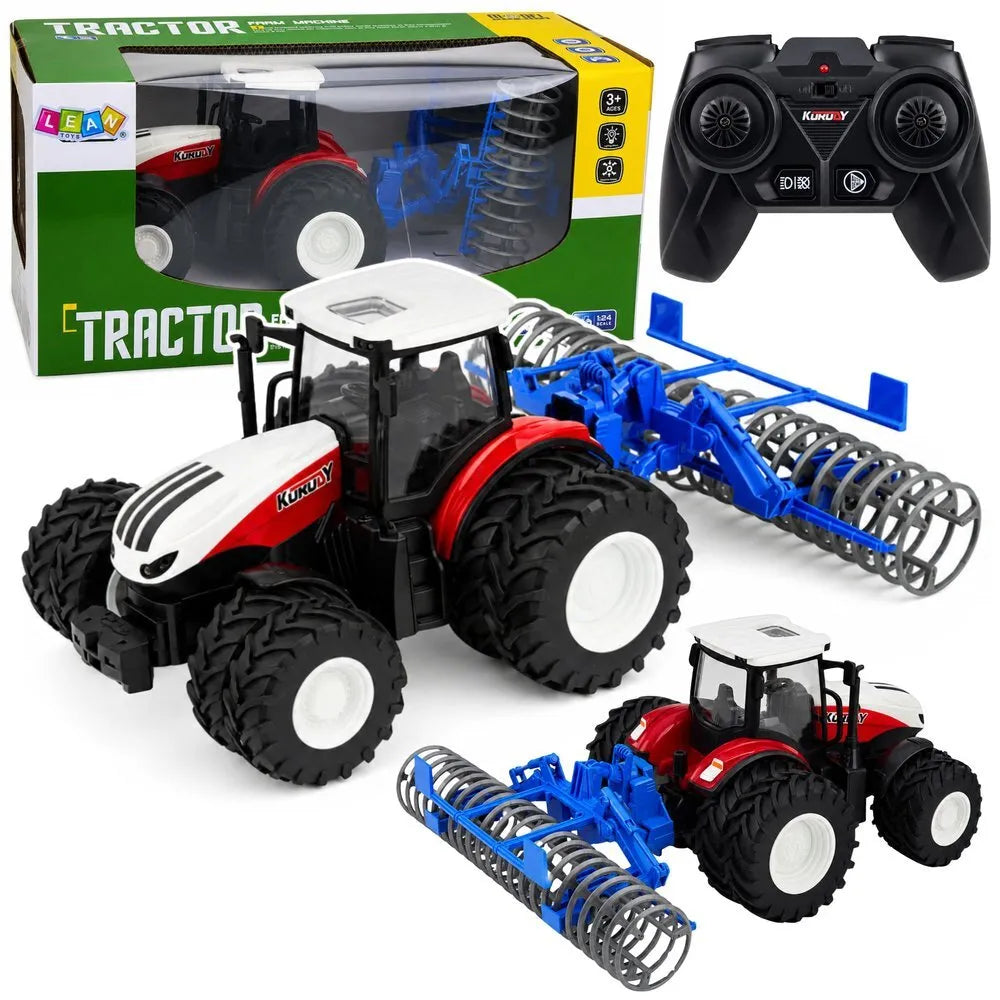 1:24 RC traktorius su žemės volu