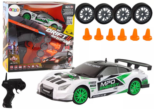 DRIFT Rally Car Rinkinys su 2.4G pultu ir aksesuarais